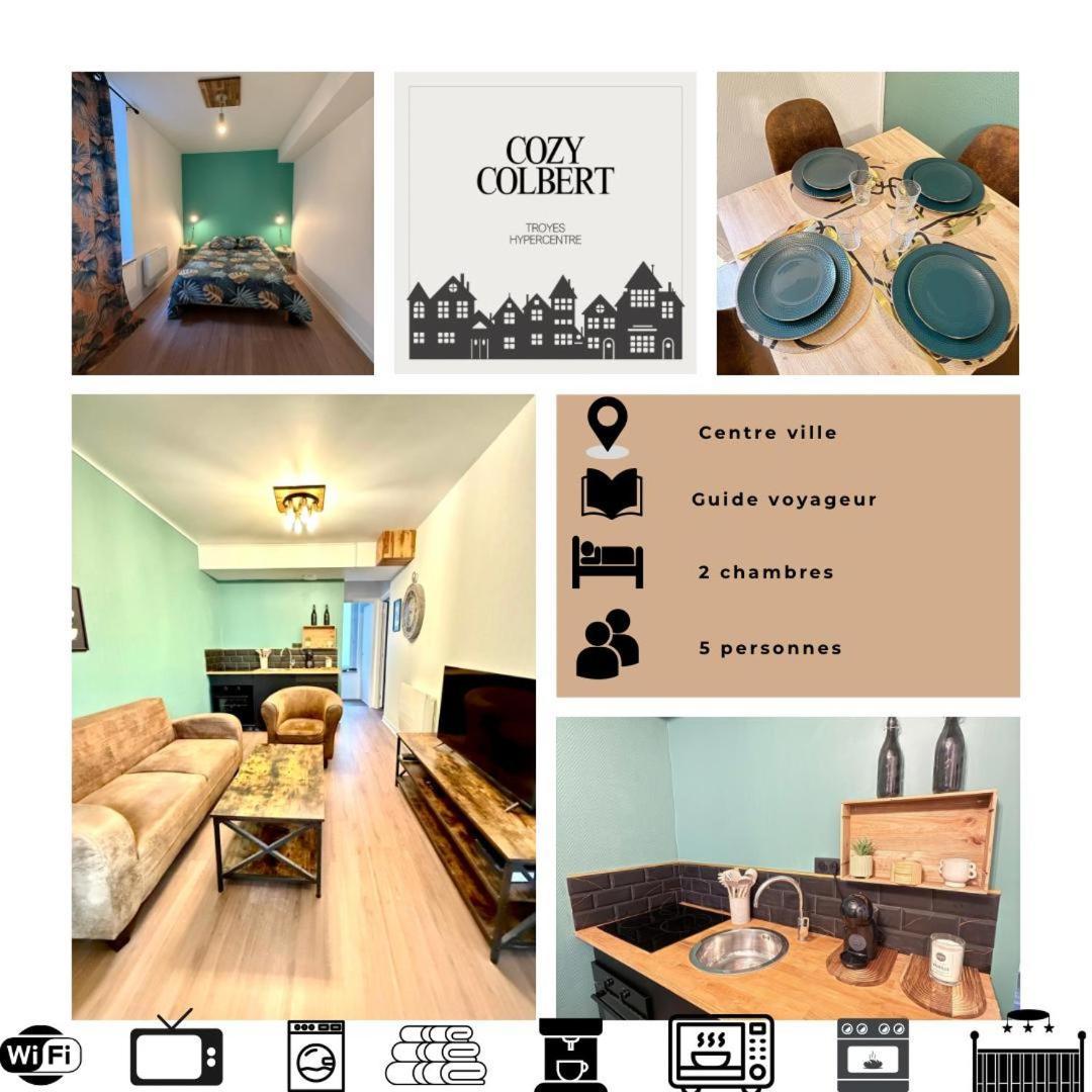 Ferienwohnung Hyper Centre Le Cozy Colbert Troyes Exterior foto